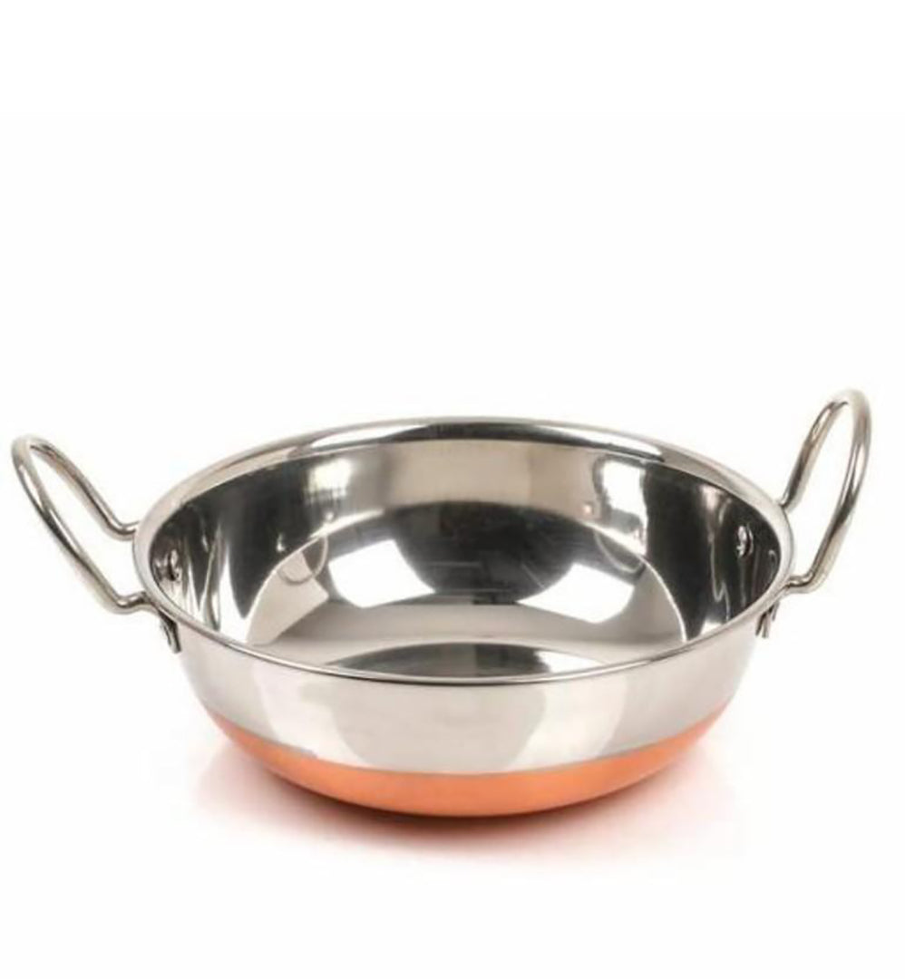 Copper Bottom Kadhai Stainless Steel Image 2