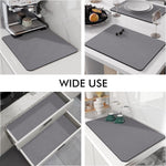 60X40Cm Dish Drying Mat For Kitchen Dish Mat Pro Drying Kitchen Mat Image 3