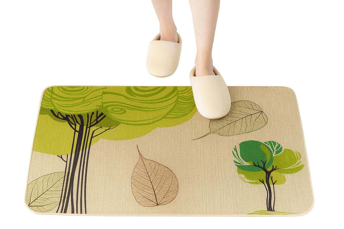 Jute Anti-Slip Doormat for Home & Bathroom Entrance Multicolor Rectangular Mat (50x70 cm) Image 1