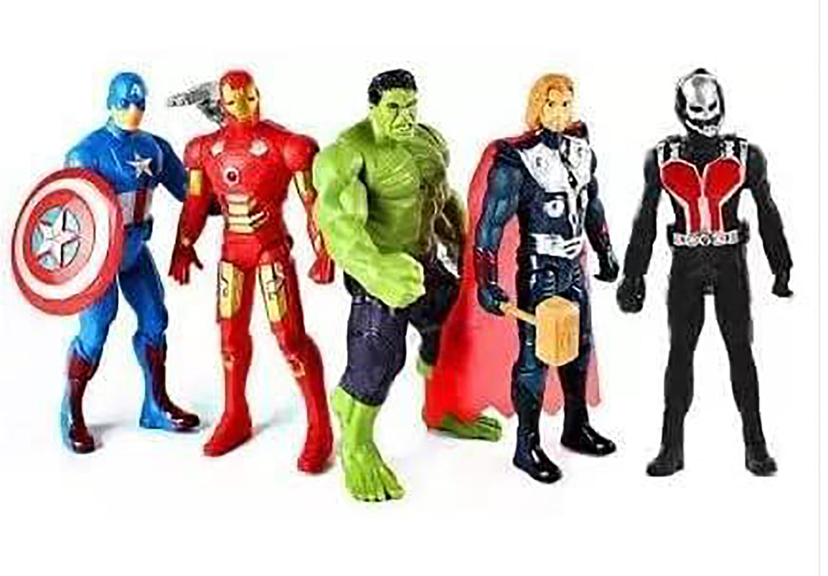 Super Hero Kids Toy Set Of 5 Super Hero Action Figure For Boys Image 2
