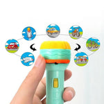 Projector Flashlight Torch Kids Projection Light Toy Night Light Best Gift For Kids Image 3