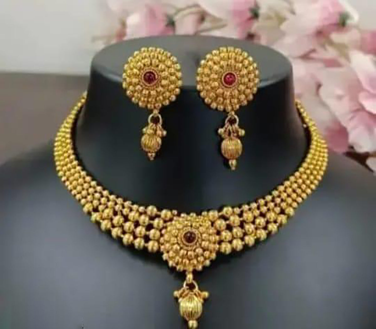 Premium Artificial Traditional Jewelry Collection: Ethnic Necklace & Earring Sets Image 3