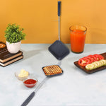 Non Stick Grill Sandwich Toaster With Silicone Brush With Free Spatula Image 4