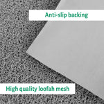 PVC Anti-Slip Doormat for Home & Bathroom Entrance Grey Rectangular Mat (2x3 Feet) Image 3