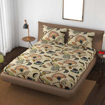 Cotton (60x90 Inch) Single Size Bedsheet With 1 Pillow Cover in Multicolor Image 1