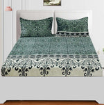 Woolen (78x72 Inch) Double Size Bedsheet With 2 Pillow Cover in Multicolor Image 3