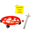 Gas Cylinder Trolley Stand With Wheels Gas Cylinder Trolley Image 1