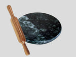 Roti Maker With Wooden Belan Marble Chakla Diameter With Belan Rolling Image 1