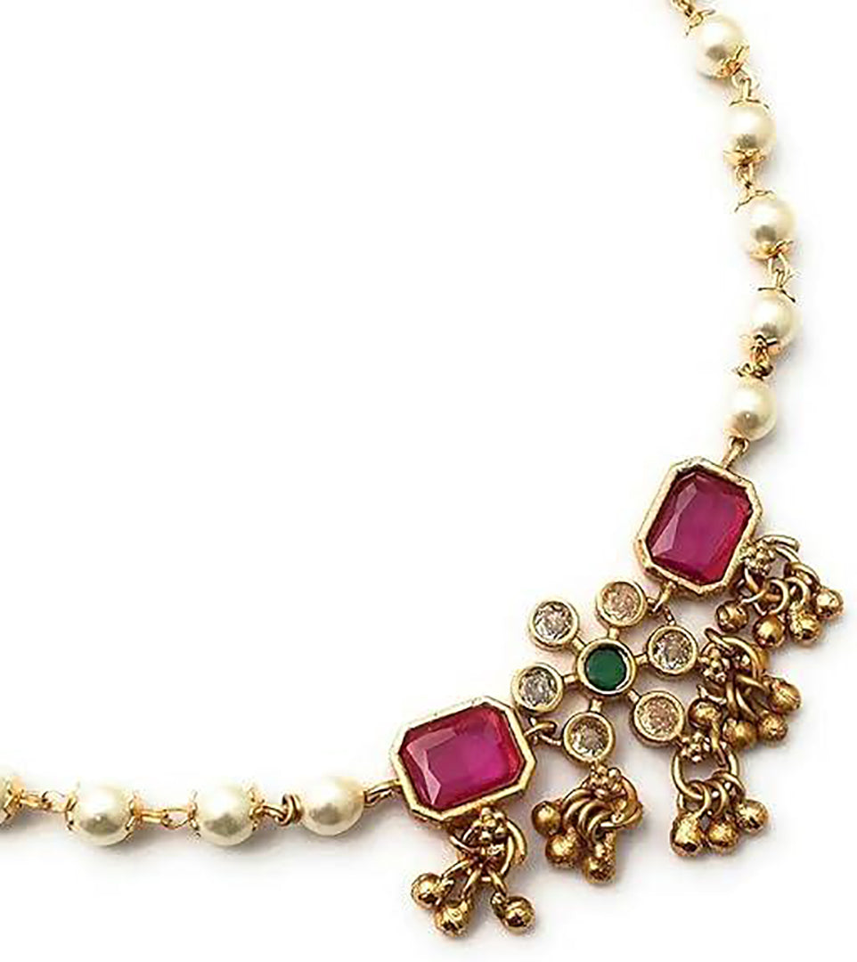 Premium Artificial Traditional Jewelry Collection: Ethnic Necklace & Earring Sets Image 2