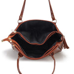 Handbag For Women And Girls Stylish Brown Faux Leather/Leatherette Bag Image 2