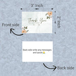 Pack Of 100 Thanks Cards For Return Gifts Small Business Professional Use Appreciation Cards 3X2Inch Size Image 2