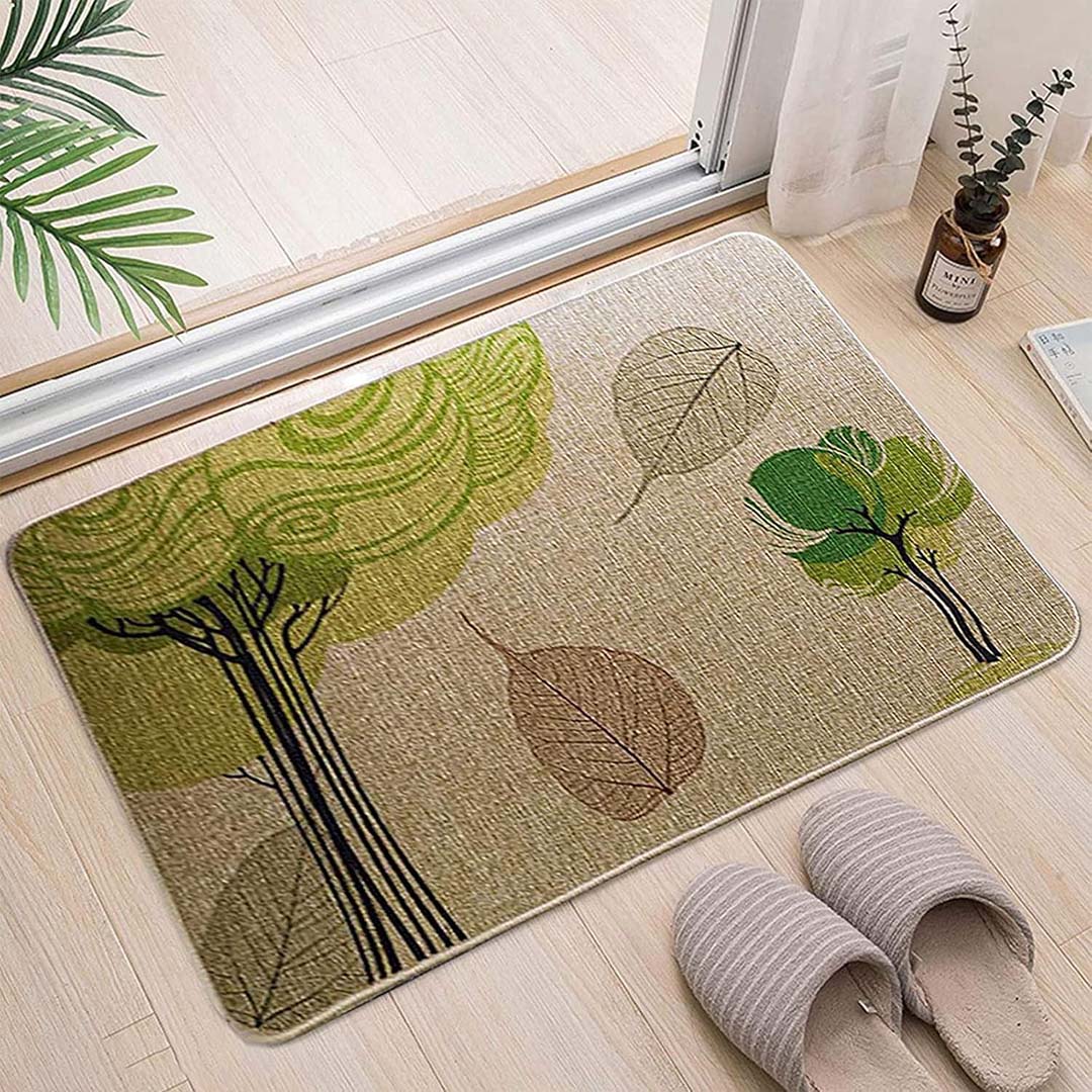 Jute Anti-Slip Doormat for Home & Bathroom Entrance Multicolor Rectangular Mat (50x70 cm) Image 2