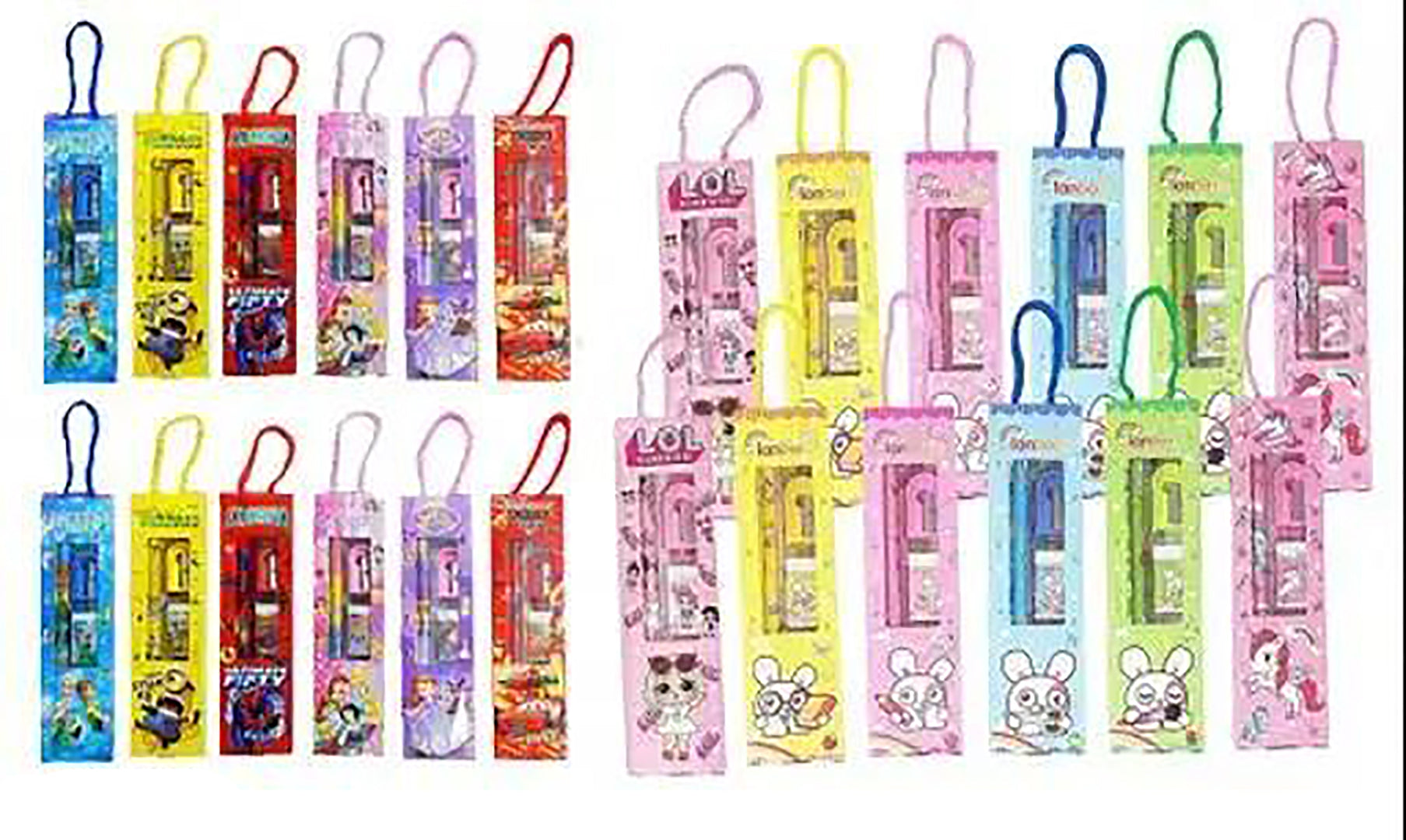 10 Pcs Stationery Small Gift Sets For Kids Mix Design Stationery Set Box Include 2 Pencils 1 Eraser 1 Sharpener And 1 Ruler Pack Return Gift Sets For Kids Multicolor 10 Pcs Set Image 4