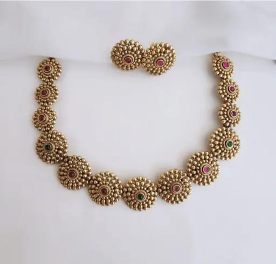 Premium Artificial Traditional Jewelry Collection: Ethnic Necklace & Earring Sets Image 2