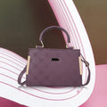Handbag For Women And Girls Stylish violet Synthetic Bag Image 1