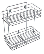 Rotto Double Layer Stainless Steel Multipurpose Storage Rackshelf Kitchen Rack Image 1