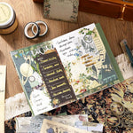 232 Pcs Nature Scrapbook Kit Vintage Journaling Supplies With Stickers Papers A6 Notebook For Diy Crafts Image 3