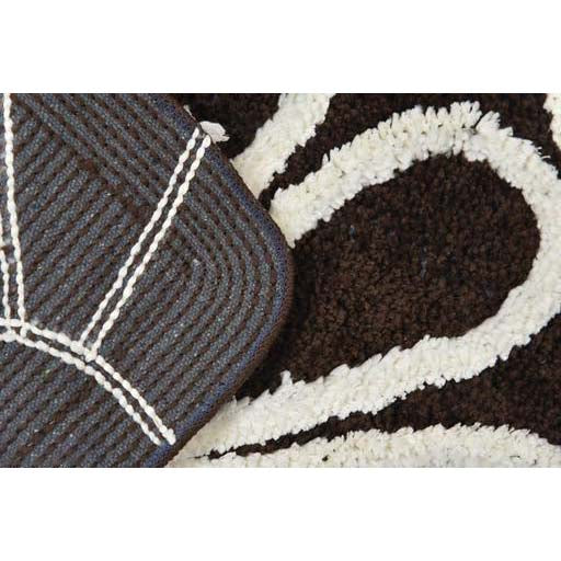 Microfiber Anti-Slip Doormat for Home & Bathroom Entrance Brown Rectangular Mat (38x58 cm) Image 2