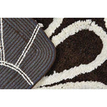 Microfiber Anti-Slip Doormat for Home & Bathroom Entrance Brown Rectangular Mat (38x58 cm) Image 2