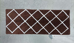 Microfiber Anti-Slip Doormat for Home & Bathroom Entrance Brown Rectangular Mat (2x4 Feet) Image 3
