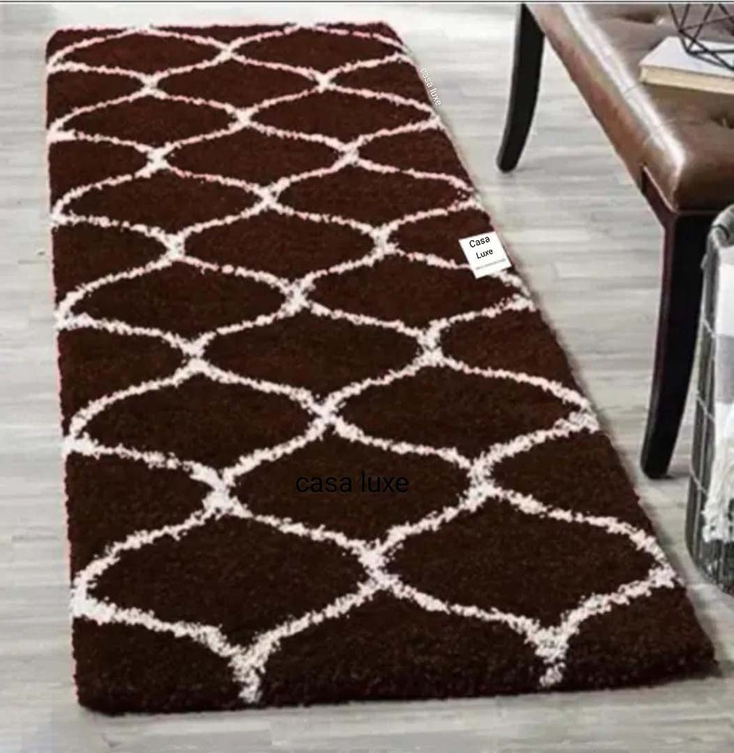 Microfiber Anti-Slip Doormat for Home & Bathroom Entrance Brown rectangular Mat (40x60 cm) Image 1