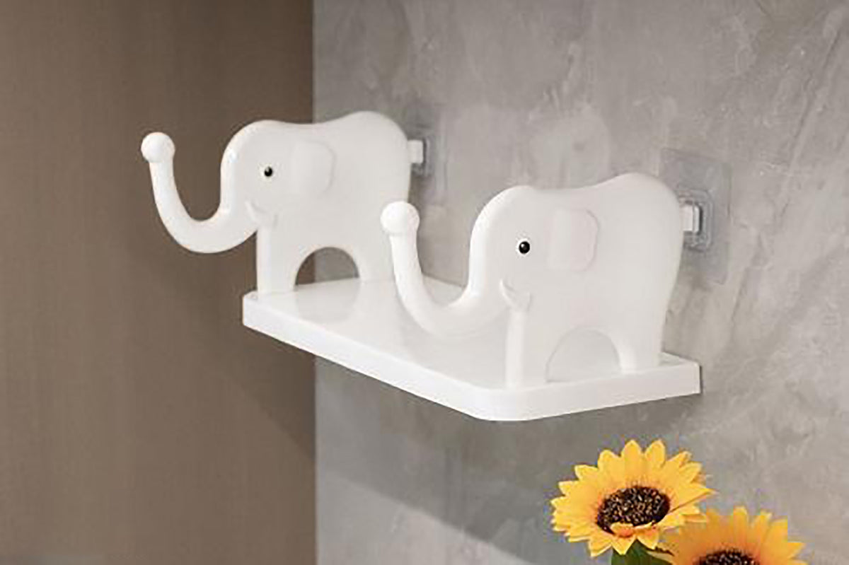 Multipurpose Stand Holder Self Adhesive Storage Stand Holder Soap Holder Shampoo Holder Wall Mounted Stand Holder Cartoon Stand Wall Mount Bathroom Stand Wall Mount Kitchen Stand 2Pcs Image 4