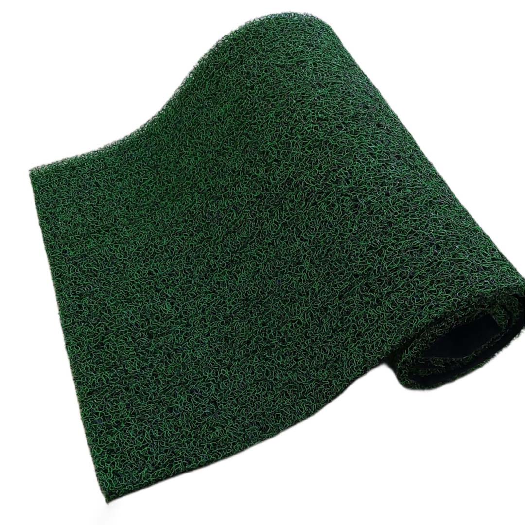 PVC Anti-Slip Doormat for Home & Bathroom Entrance Green Rectangular Mat (24x55 Inch) Image 3