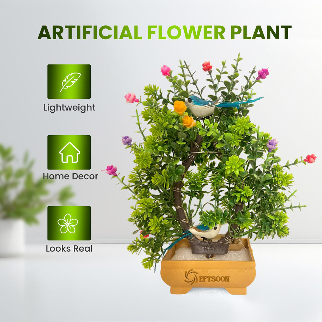 Artificial Bonsai Tree With Light Sparrow Living Room Dining Table Decor Home office Party Decor Speacial Ocassion Indoor Decor Festival Gift For Couple Image 3