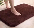 Microfiber Anti-Slip Doormat for Home & Bathroom Entrance Brown Rectangular Mat (2x3 Feet) Image 1