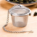 45Cm Stainless Tea Basket Strainer Fine Mesh Reusable Tea Steeper With Chain For Herbs Chai Green Tea Pack Of 1 Image 1