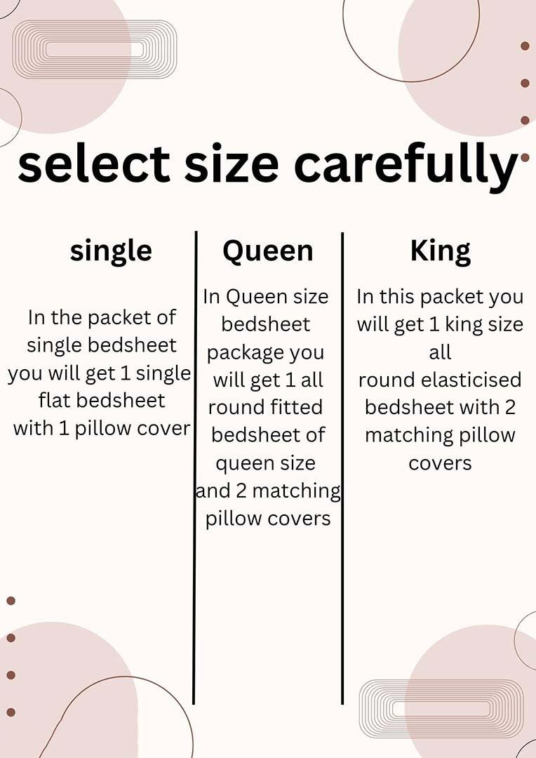 Cotton (60x90 Inch) Single Size Bedsheet With 2 Pillow Cover in White & Pink Color Image 4