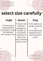 Cotton (60x90 Inch) Single Size Bedsheet With 2 Pillow Cover in White & Pink Color Image 4