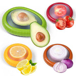 Fruit And Vegetable Anti Oxidation Storage Box Cut Fruit Storage Containers For Fridgesilicone Fruit And Vegetable Cover 4 Pc multicolor Image 1