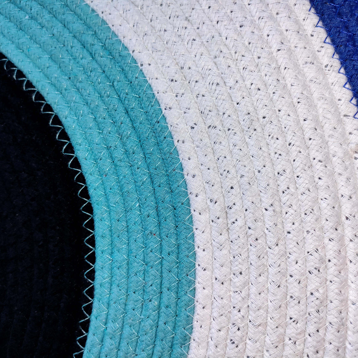 Cotton Anti-Slip Doormat for Home & Bathroom Entrance Multicolor Round Mat (60 cm) Image 3