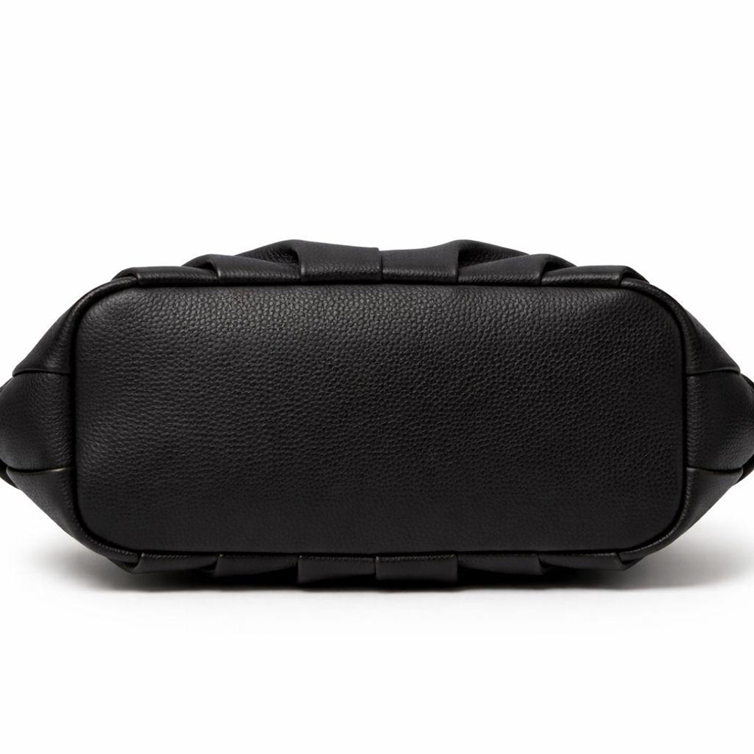 Handbag For Women And Girls Stylish Black PU Leather Bag Image 4