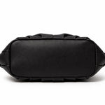 Handbag For Women And Girls Stylish Black PU Leather Bag Image 4