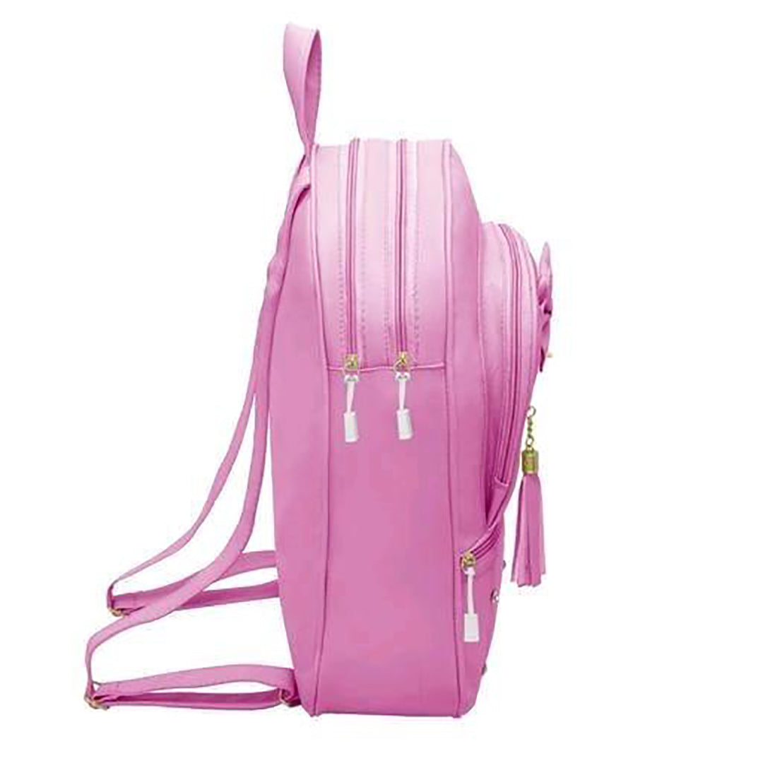 Handbag For Women And Girls Stylish Pink PU Leather Bag Image 3