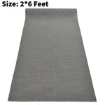 Rubber Anti-Slip Doormat for Home & Bathroom Entrance Grey rectangular Mat (2x3 Feet) Image 3