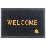 PVC Anti-Slip Doormat for Home & Bathroom Entrance Black Rectangular Mat (40x60 cm) Image 2