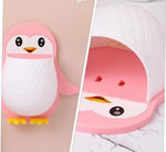 2Pcs Penguin Storage Wall Mounted Trash Can Remote Control Holder Phone Remote Wall Phone Holder Remote Holder Stand Remote Holder For Wall Remote Holder Wall Mount Wall Holder Image 4