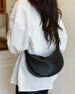 Handbag For Women And Girls Stylish Black Faux Leather/Leatherette Bag Image 1