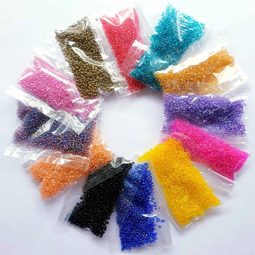 Multicolor Small Glass Beadsbeads Setbeads Bracelets Jewelry Making Beads And Crafts Making Beads Crystal Beads Image 1