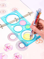 Spirograph Design Ruler For Kidspack Of 1 Random Color Image 2