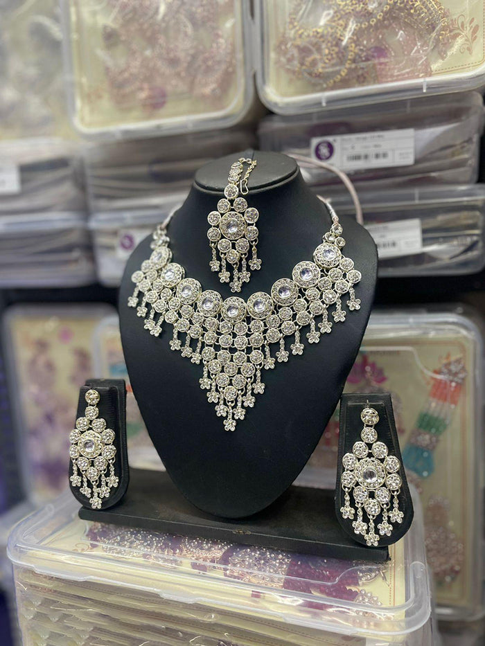Premium Artificial Traditional Jewelry Collection: Ethnic Necklace & Earring Sets Image 2