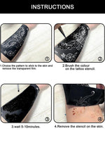 Stylestickers Mehandi Design Stickers For Hand Latest Mehandi Design Stencils For Girls Women Kids Easy To Use Best Mehandi Design Stencils Stcikers Collection Design No Ak911 Image 3
