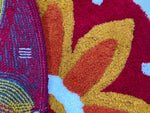 Cotton Anti-Slip Doormat for Home & Bathroom Entrance Multicolor Semi Circle Mat (50x80) Image 2