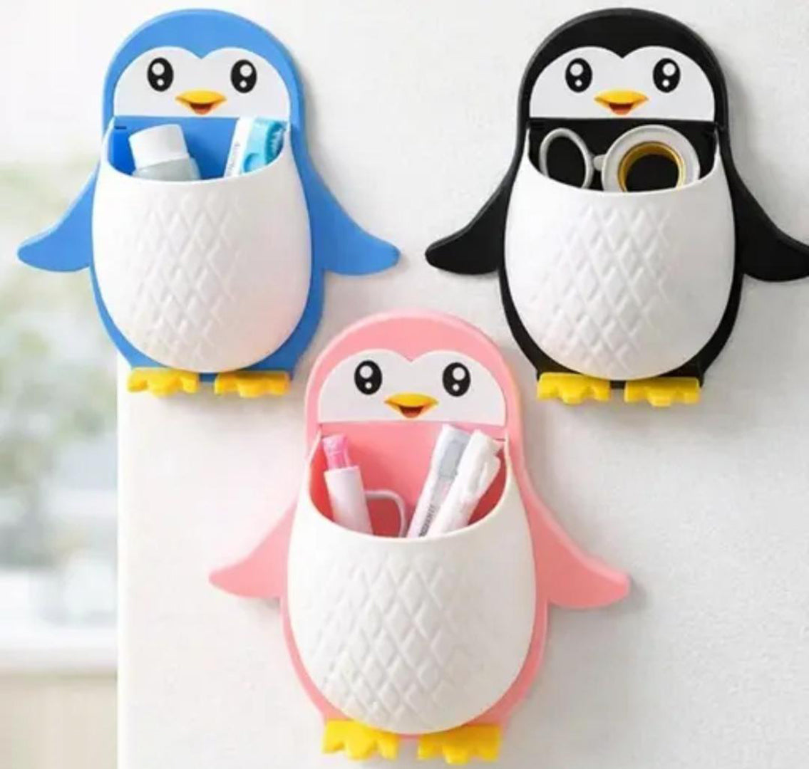 Pack Of 3 High Quality Cutlery Stand Spoon Cutlery Pen Brush Penguin Stand Image 3