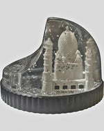 Taj Mahal Water Glitters Figurine Miniature Gift Item For Home Office Decor Gifts And Decor Transparent Showpiece Black Pack Of 1 Image 4