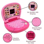 Battery Not Included Educational Learning Laptop Toy With Led Display And Music Effect Babiesgirlsboystoddlers Pink Color Power Source 3Xaa Battery Image 2