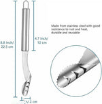 Stainless Steel Chili Pepper Corer Serrated Seed Core Remover Multi Functional Kitchen Gadget For Vegetables & Fruits Image 4